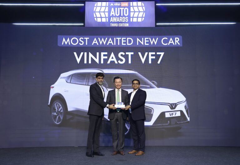 Vinfast VF 7 Electric SUV Honoured with ‘Most Awaited New Car’ Award in India