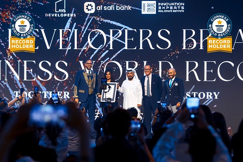 AYS Developers breaks a Guinness World Record for the World’s Largest Real Estate Training Session in Dubai