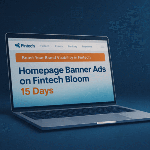Homepage Banner Ads on Fintech Bloom (15 days)